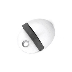 ALU OVAL DOOR STOP 50MM  S3155