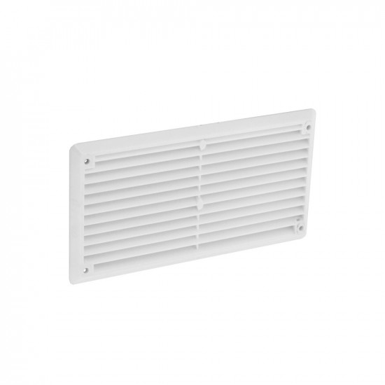 LOUVRE VENT WHITE PLASTIC 6