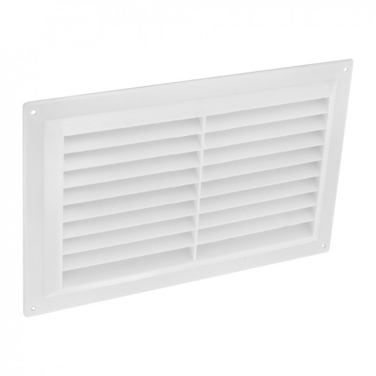 LOUVRE VENT WHITE PLASTIC 9