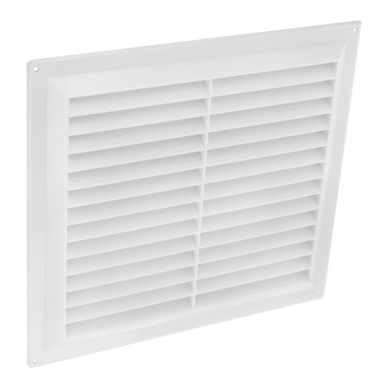 LOUVRE VENT WHITE PLASTIC 9