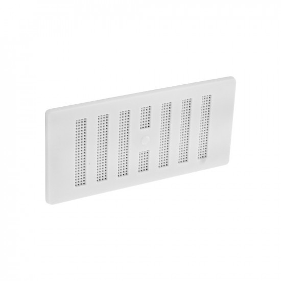 HIT & MISS VENT PLASTIC 6