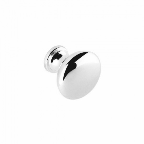 CHROME ROUND KNOBS 25MM   S3521
