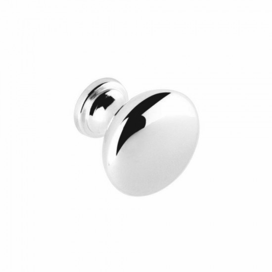 CHROME ROUND KNOBS 30MM   S3526