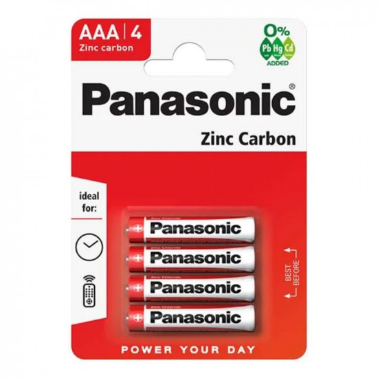PANASONIC AAA RED BATT. 4 X 12  AAA