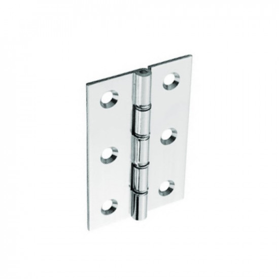 SECURIT CHROME HINGES 75MM   S4151