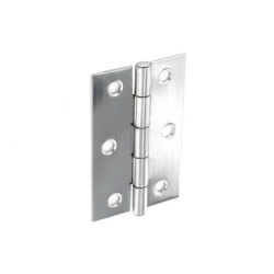 STEEL BUTT HINGES ZP 75MM  S4308