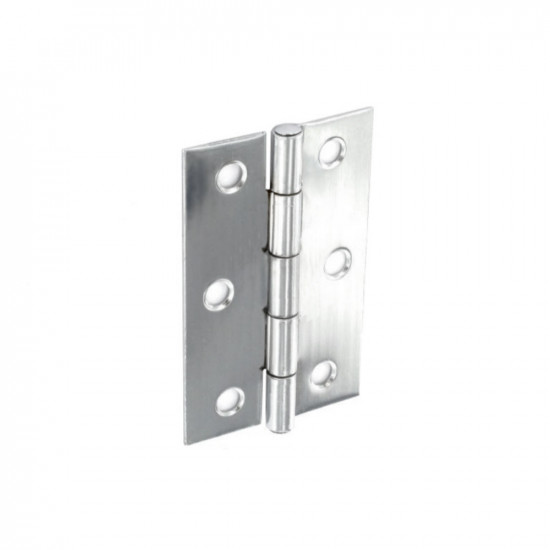 STEEL BUTT HINGES ZP 75MM  S4308