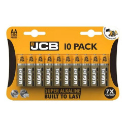 JCB AA SUPER ALKALINE BATTERY 10PK      