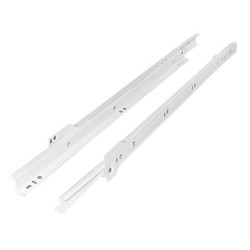 BTM FIX DRWR SLIDE SET WHITE 350MM  S5491