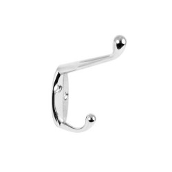105MM CHROME COAT HOOKS 2PC  S6106