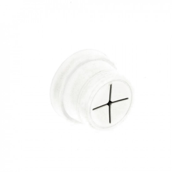 TOWEL HOLDER WHITE SINGLE  S6360