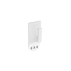 SQUARE REMOVABLE HOOK WHITE 18X30MM  S6463