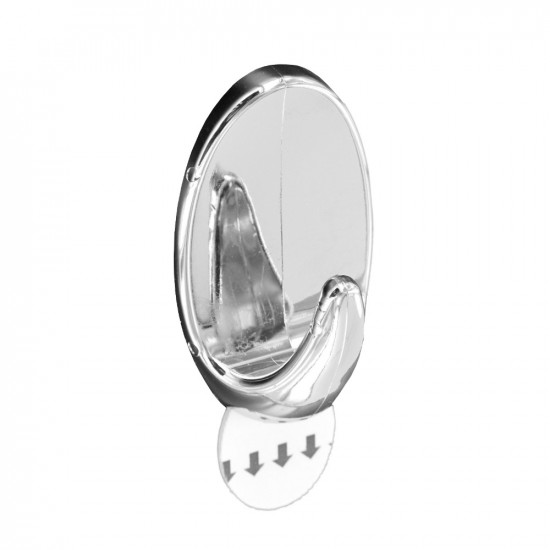 OVAL REMOVABLE HOOK CHROME  S6470