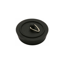 SINK PLUG BLACK 38MM  S6832