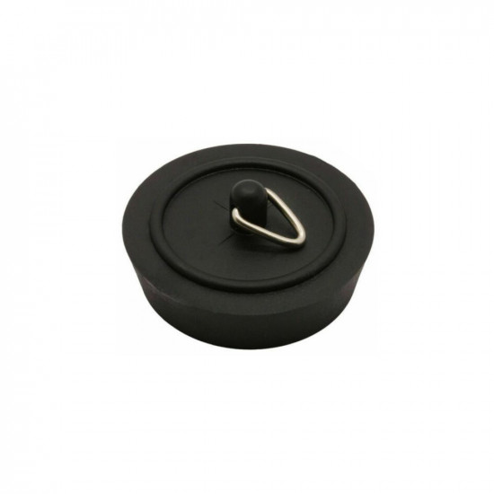 SINK PLUG BLACK 38MM  S6832