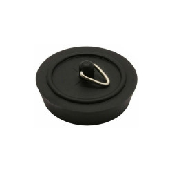 BATH PLUG BLACK 45MM  S6834