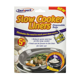SLOW COOKER BAG 5PK                     