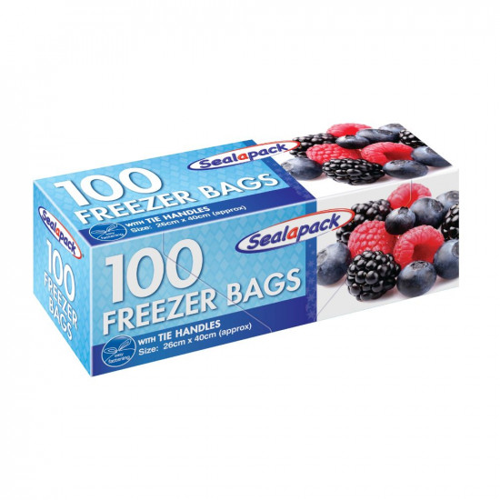100 LARGE FREEZER BAGS      SAP036