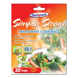 SIMPLE STEAM COOK BAGS 8S PACK SAP1038  