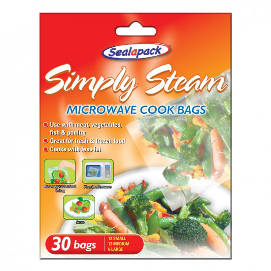 SIMPLE STEAM COOK BAGS 8S PACK SAP1038