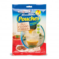 RESEALABLE POUCHES 7 PACK