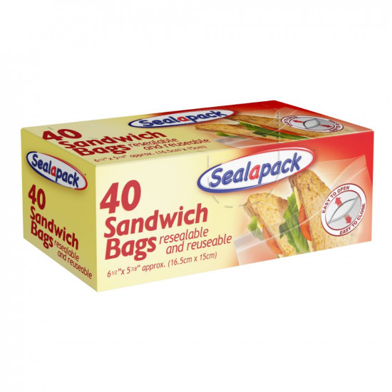 SANDWICH BAGS   40PACK     SAP1056A