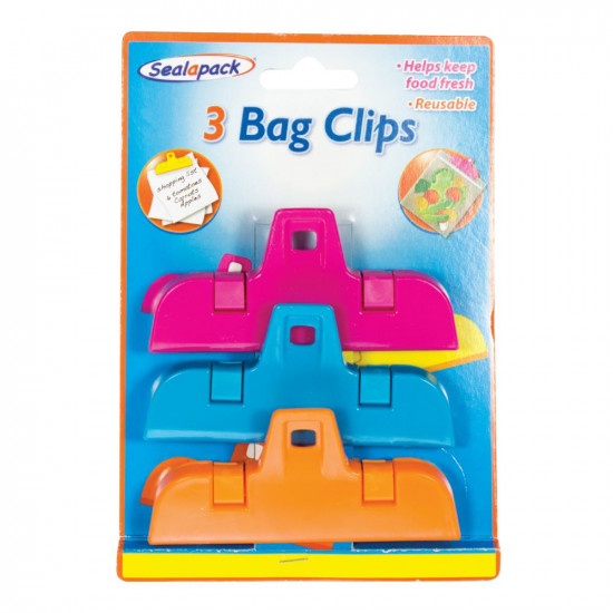 3PK BAG CLIPS   SAP1069
