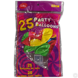 25PCS HAPPY BIRTHDAY BALLOONS (PRINTED)