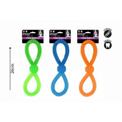 STRONG RUBBER TWIST TUG DOG TOY         