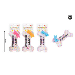 BIRTHDAY BONE PLUSH TOY  SC1303         