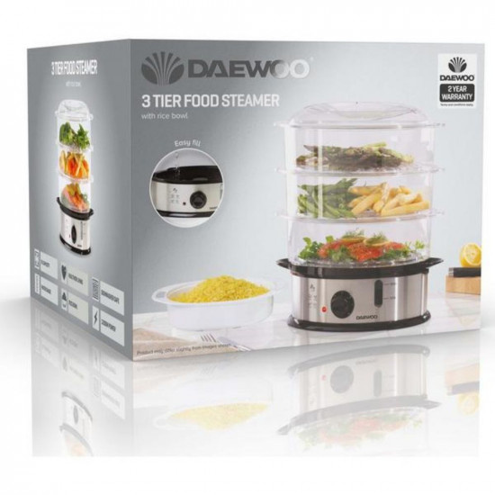DAEWOO 3 TIER FOOD STEAMER  SDA1338