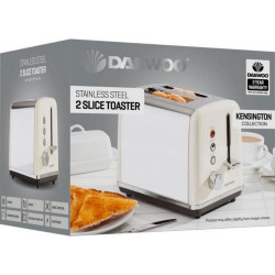 DAEWOO 2SLICE TOASTER CREAM SDA1582     