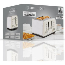 DAEWOO 4SLICE TOASTER CREAM SDA1585     
