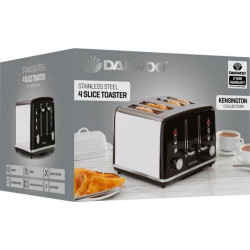 DAEWOO 4SLICE TOASTER BLACK SDA1586     