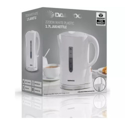 DAEWOO 2200W PLASTIC KETTLE SDA1650 WHIT