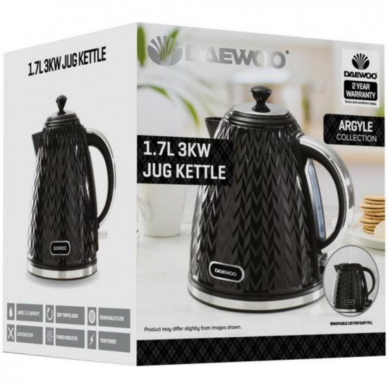 DAEWOO ARGYLE 1.7L 3KW KETTLE SDA1773
