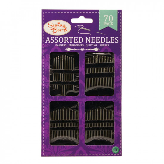 ASSORTED NEEDLES 70PACK  SEW1078