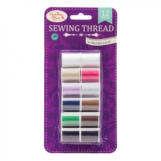 SEWING THREAD SPOOLS 12PK SEW1079