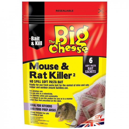 BIG CHEESE MOUSE & RAT KILLER PASTA 6s