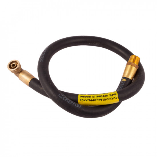COOKER HOSE BAYONET ANGLE 1.1mX3/8