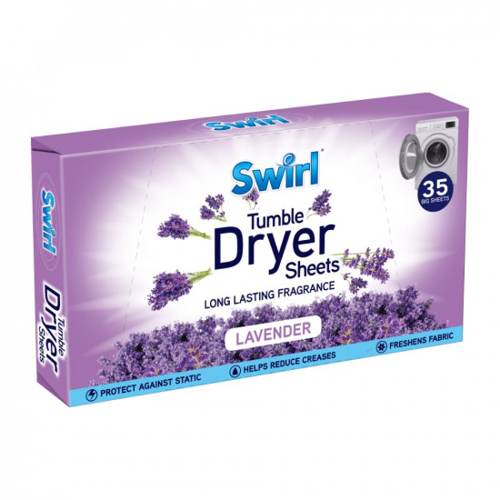 SWIRL TUMBLE DRYER SHEETS 35s LAVENDER