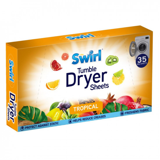 SWIRL TUMBLE DRYER SHEETS 35s TROPICAL