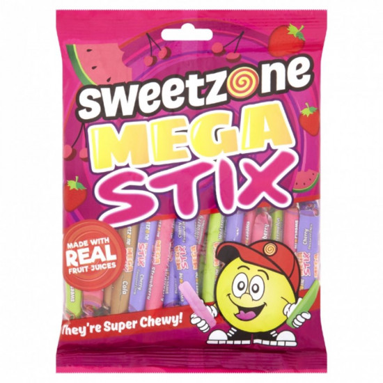 SWEETZONE MEGA STIX  ASST'D 120PCS