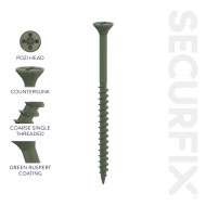 DECKING SCREW CSK GR4.5x60(200)T11390C