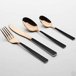 TOWER 16PC ROSE GOLD CUTLERY SET