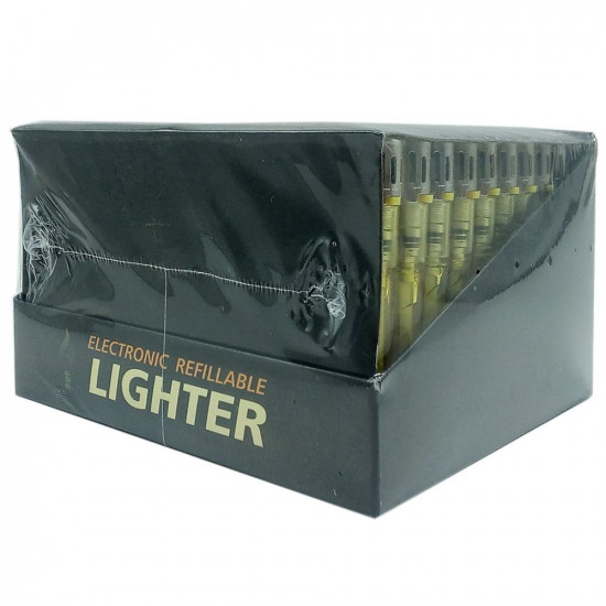 ELECTRONIC REFILLABLE LIGHTERS 50PK