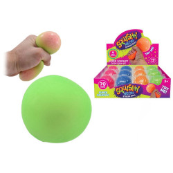 7CM NEON STRESS RELIEF BALL TY2093      