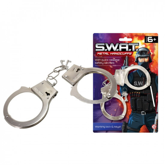 SWAT METAL HANDCUFFS TY3613