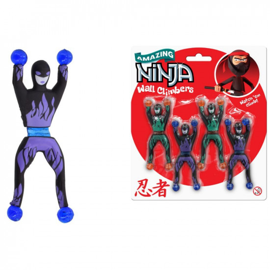 NINJA WALL CLIMBERS 4PC  TY4174
