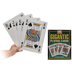 GIANT PLAYING CARDS A4 SIZE  TY4911     